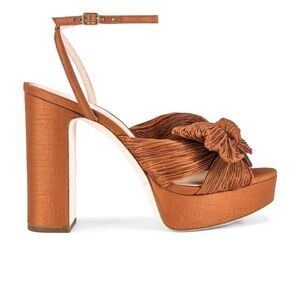 Loeffler Randall Natalia Platform Sandal Block Heel
Terracotta Organza NEW